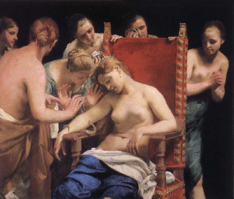 Guido Cagnacci Suicied of Cleopatra